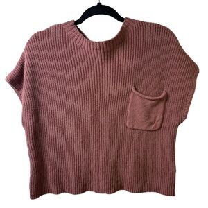 Free People beach dusty rose Knit Sweater